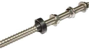 Гвинт-шуруп комбінований М10/200 A2, гайка М10 А2, EPDM комплект (A2)